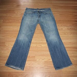 7 For All Mankind Low Rise Bootcut Jeans